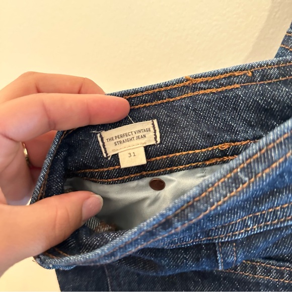 Madewell THE PERFECT VINTAGE STRAIGHT JEAN Size 31 - Picture 4 of 5